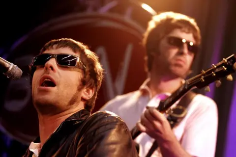 Getty Images Oasis performing